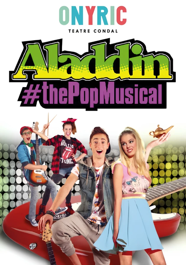 Poster del musical Aladdin, #thePopMusical (2016)