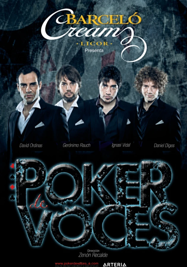 Poster del musical Póker de voces (2011)