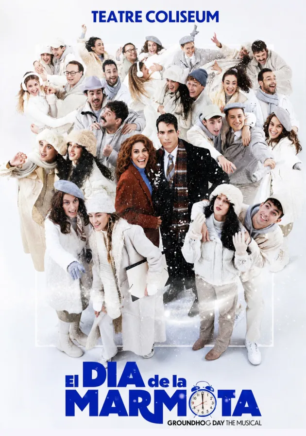 Poster del musical El día de la marmota (2025)