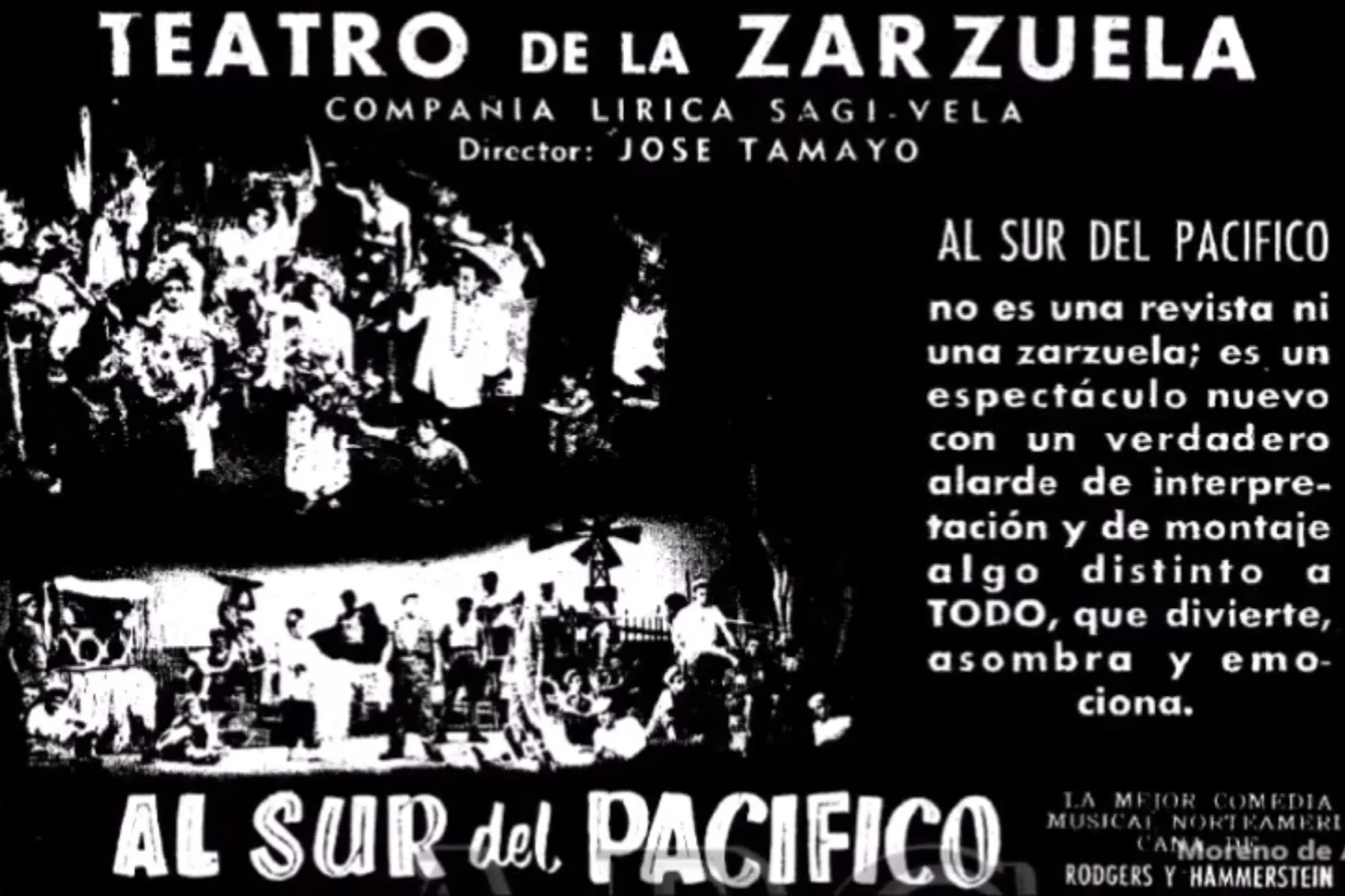 Imagen del musical Al sur del pacífico (1955)