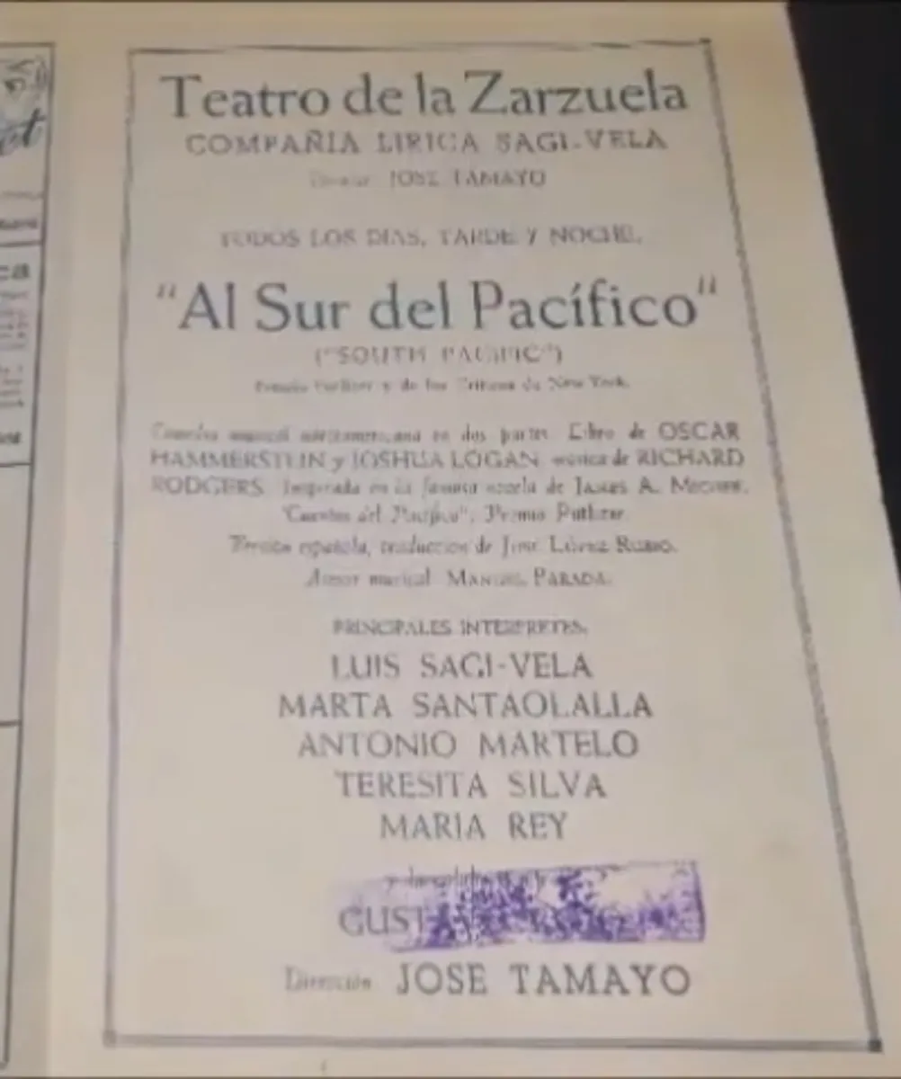 Imagen del musical Al sur del pacífico (1955)