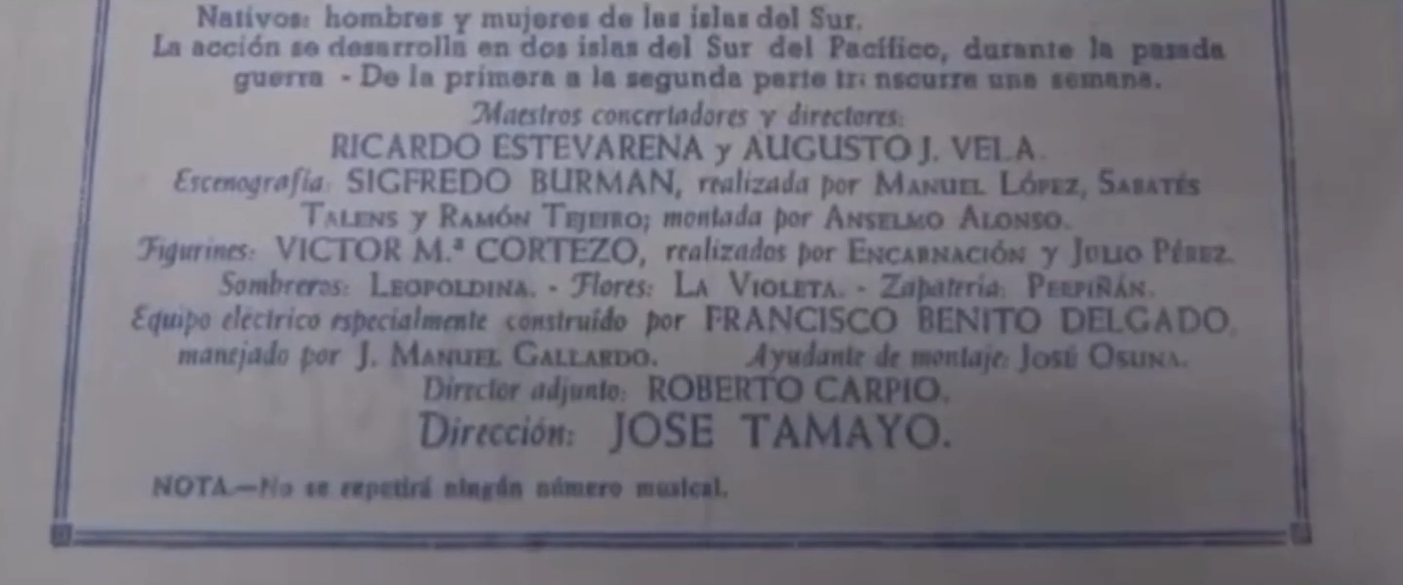 Imagen del musical Al sur del pacífico (1955)
