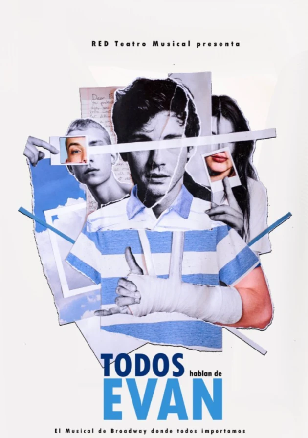 Poster del musical Todos hablan de Evan